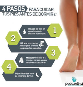 infografia hidratacion pies secos