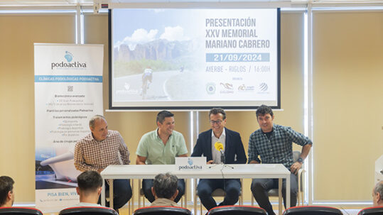 presentacion memorial mariano cabrero en podoactiva